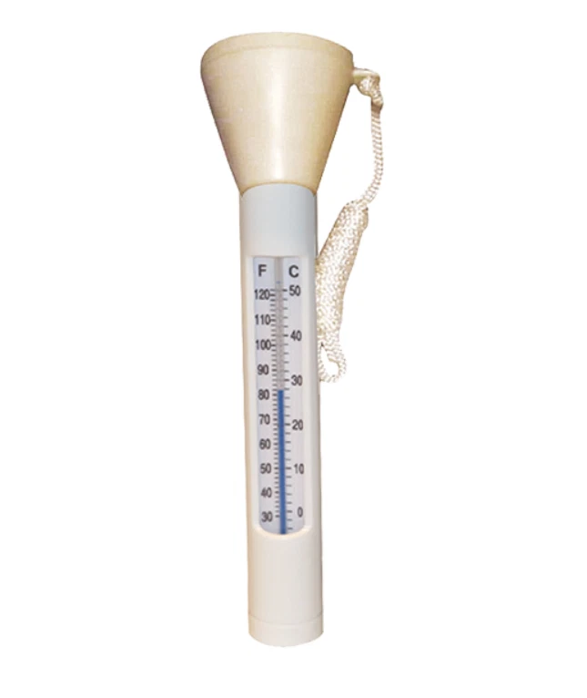 Floating pool spa thermometer