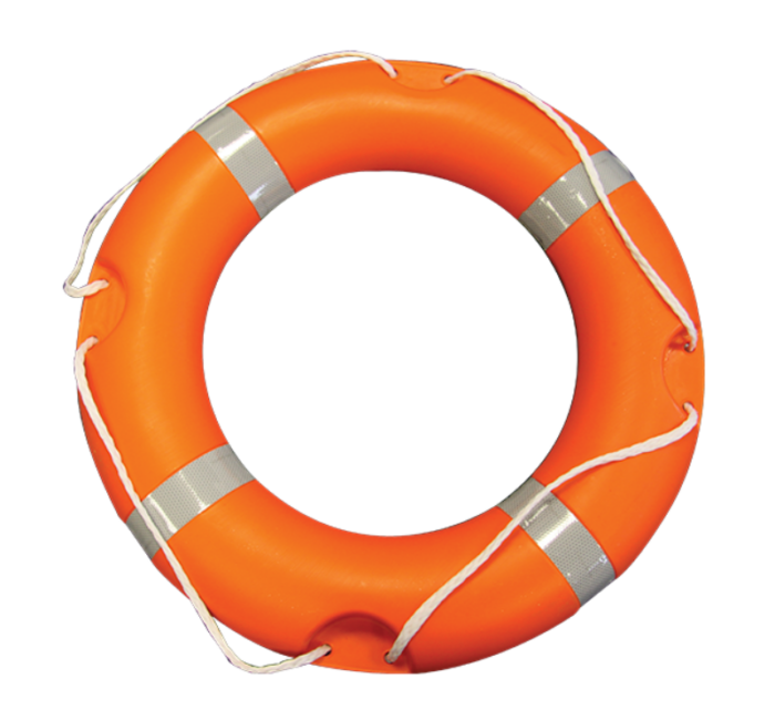 LARGE 30" LIFEBUOY SWIMMING POOL LAKE LIFESAVING RING SOLAS LIFE RING